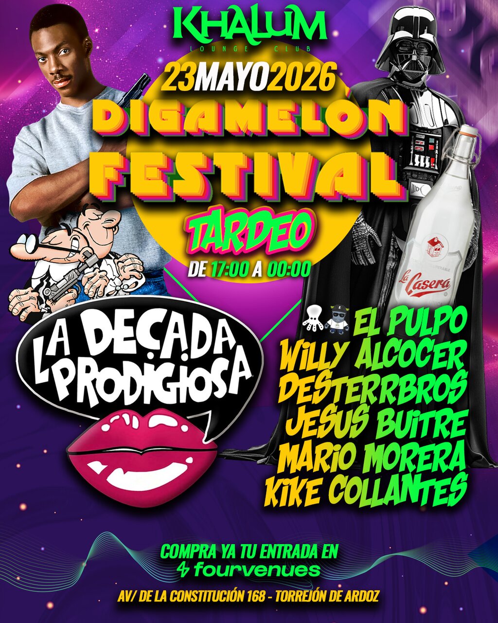 Cartel del Digamelón Festival 2026.