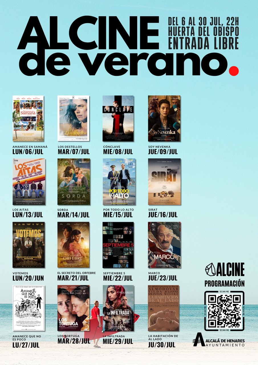 Cartelera ALCINE de Verano.