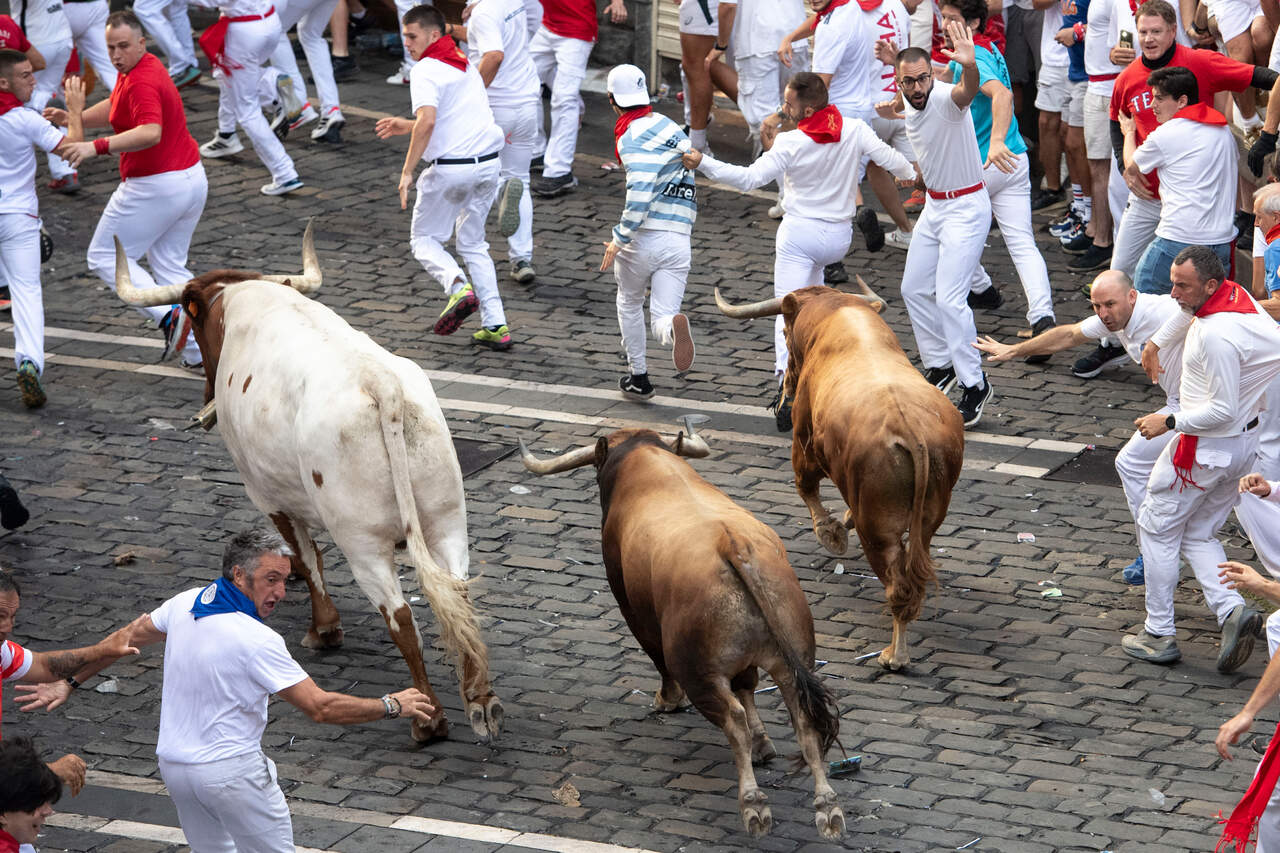 Sexto encierro de San Fermín 2026. AYTO. DE PAMPLONA