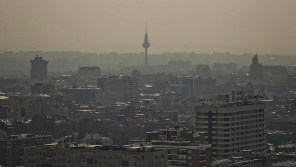 Madrid activa para este viernes el protocolo de contaminación