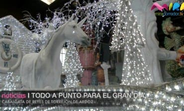 Video- Las carrozas están preparadas para la Cabalgata de Torrejón