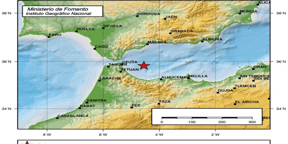 El terremoto de 6,3 grados se ha sentido muy levemente en Coslada y Alcalá