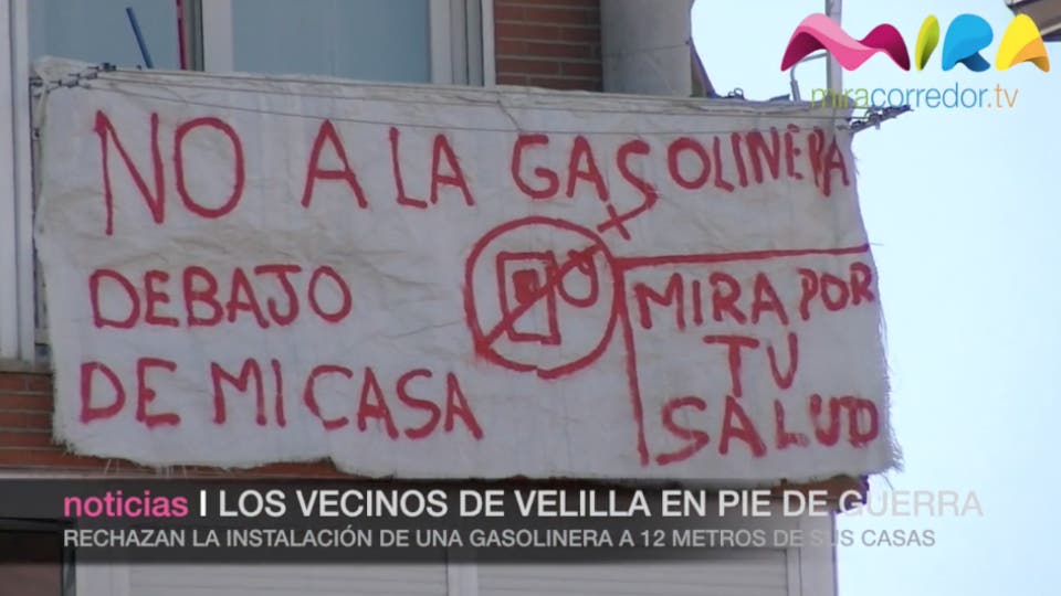 Los vecinos de Velilla en pie de guerra por una gasolinera