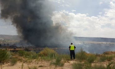 «No hay ningún riesgo medioambiental» tras el incendio de Chiloeches