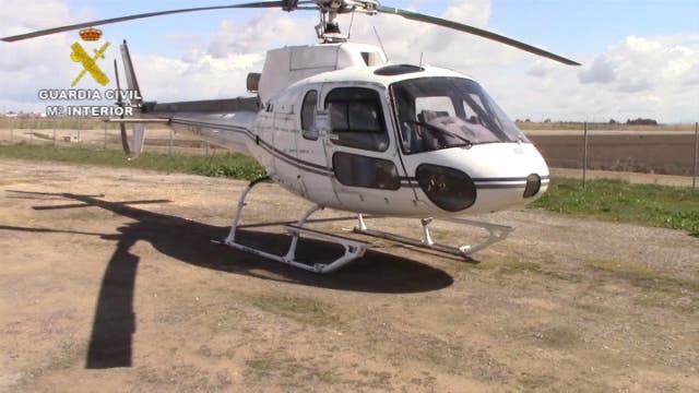 Cae una red que introducía hachís en helicópteros