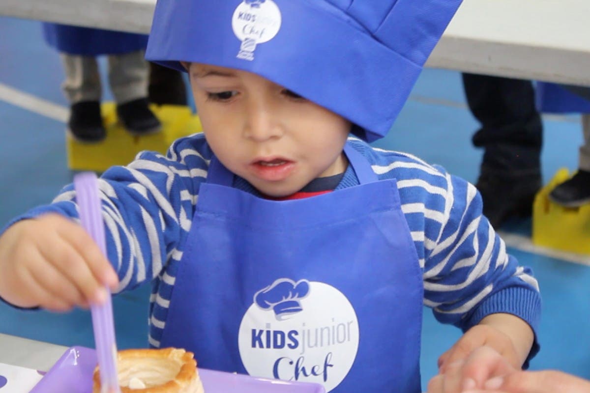 Los niños del Colegio Alborada de Alcalá se convirtieron en grandes chefs por un día