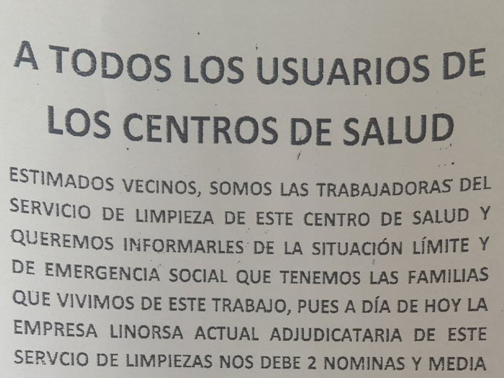 Las limpiadoras de los centros de salud de Guadalajara y provincia irán a la huelga