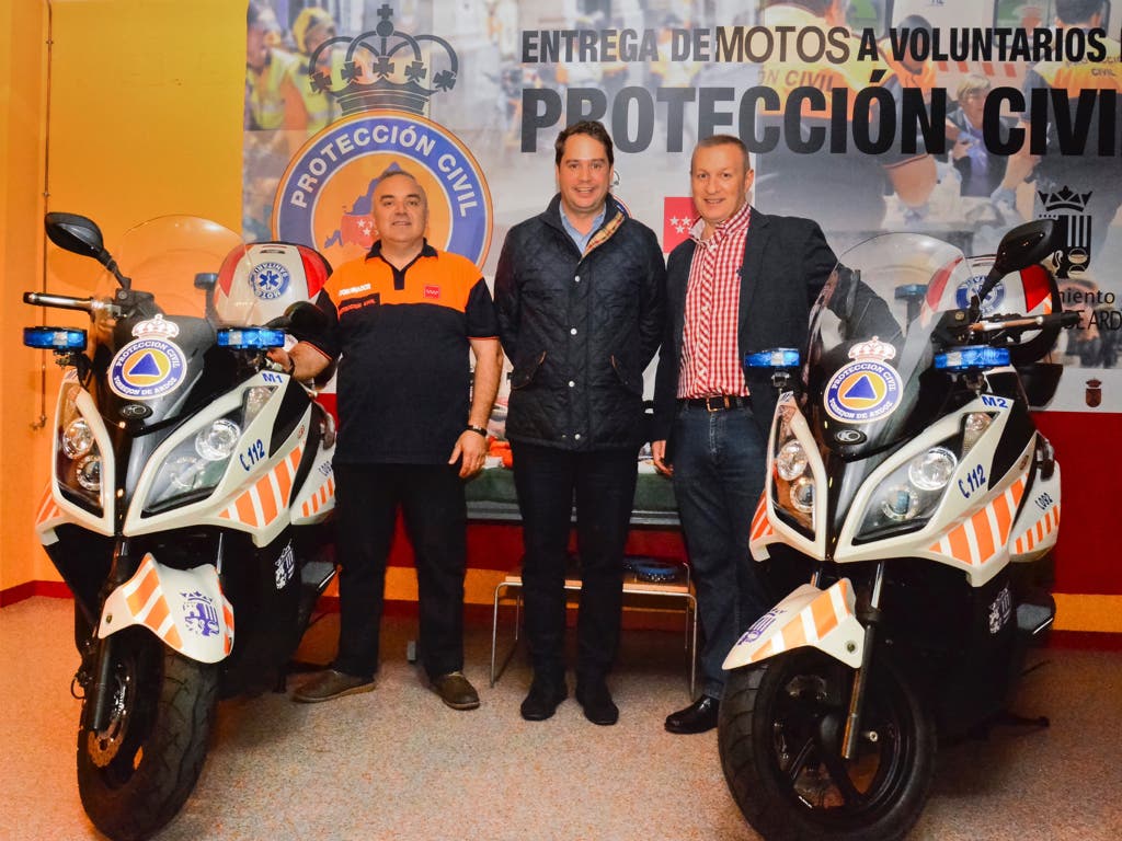 Protección Civil Torrejón estrena motos