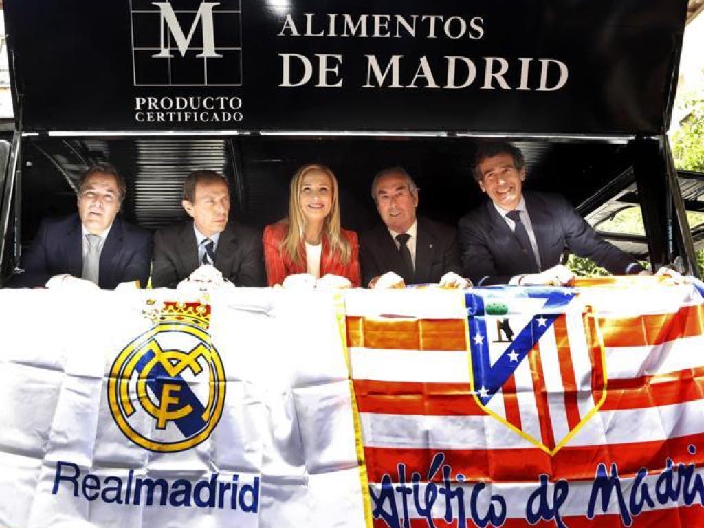 7.200 raciones de aceitunas de Campo Real viajan a Milán para promocionar Madrid en la Champions