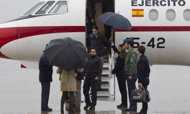 Llegan a Torrejón los tres periodistas secuestrados en Siria