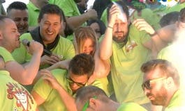 Las Peñas de Sanfer sacan los colores a la alcaldesa en su tradicional Pregón