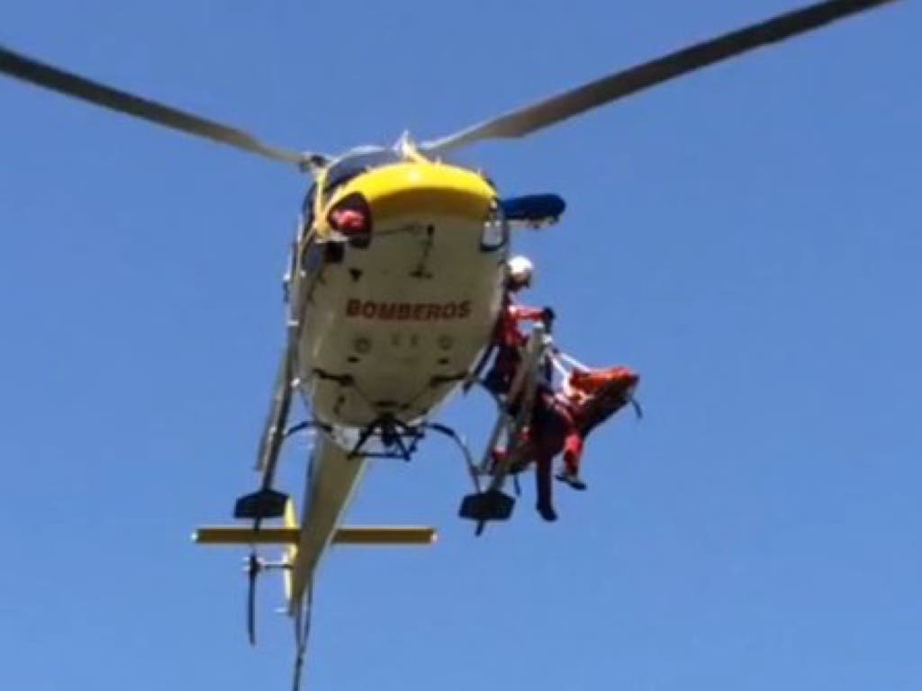 Rescatan a un anciano en un barranco del río Jarama. Llevaba más de un día desaparecido.