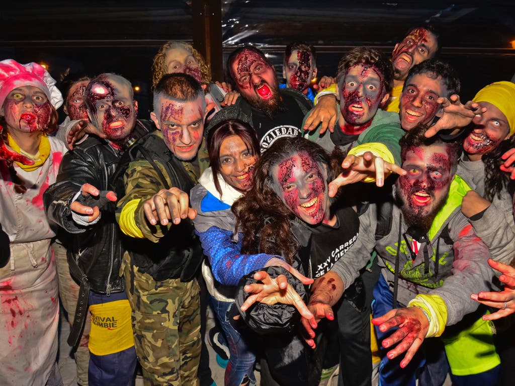 Más de 800 jóvenes participaron en la Survival Zombie del Parque Europa de Torrejón