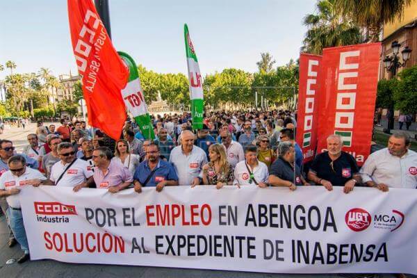 Los trabajadores de Inabensa en Alcalá se manifestarán esta semana contra los despidos