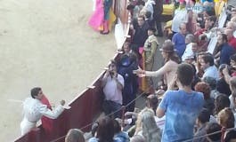 La infanta Elena y Froilán, en los toros de Torrejón