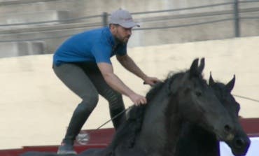 El joven ganador de Tú Sí Que Vales, Santi Serra, esta tarde en Alcalá