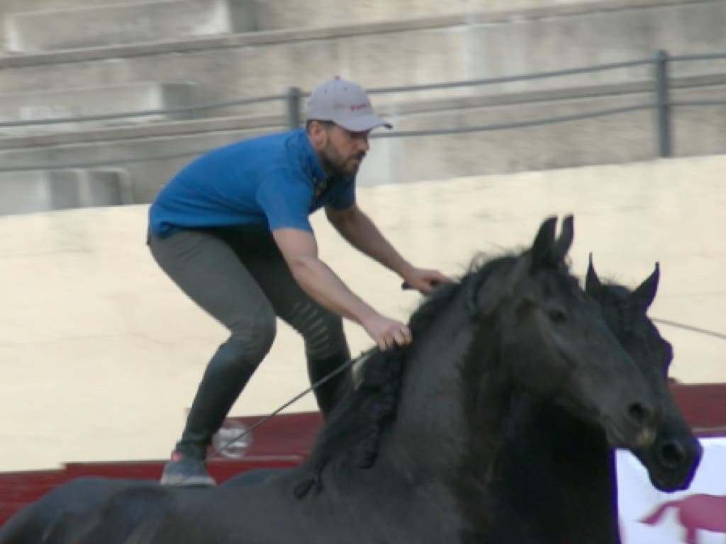 El joven ganador de Tú Sí Que Vales, Santi Serra, esta tarde en Alcalá