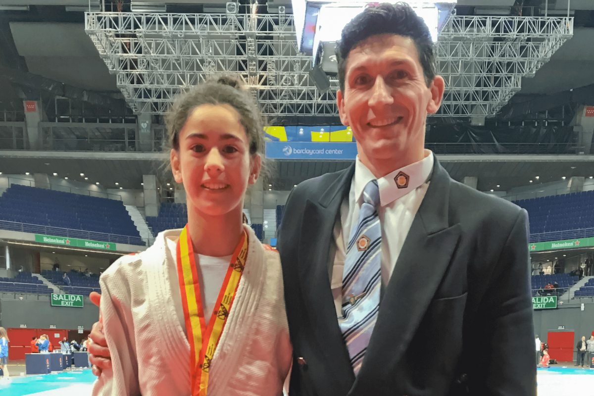 La torrejonera Paula Juan Martínez, medalla de oro en el Campeonato de España de Judo Infantil