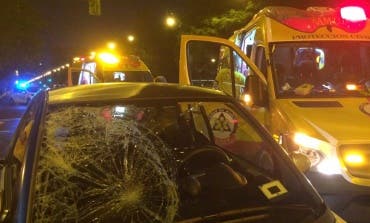 Una mujer grave tras ser atropellada en el Paseo de la Castellana