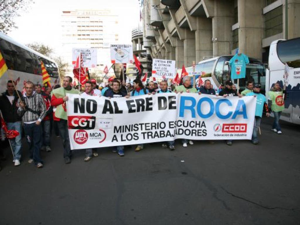 Roca presenta un ERTE para la planta de Alcalá de Henares