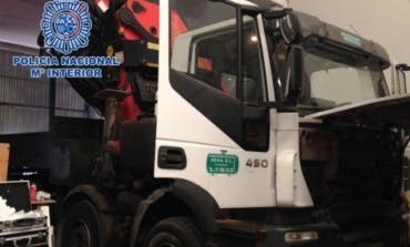 La Policía recupera en Arganda 200 motores y dos camiones robados