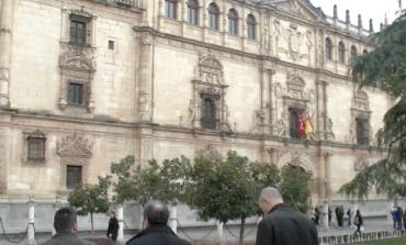 La fachada de la Universidad de Alcalá se podrá visitar desde los andamios durante las obras