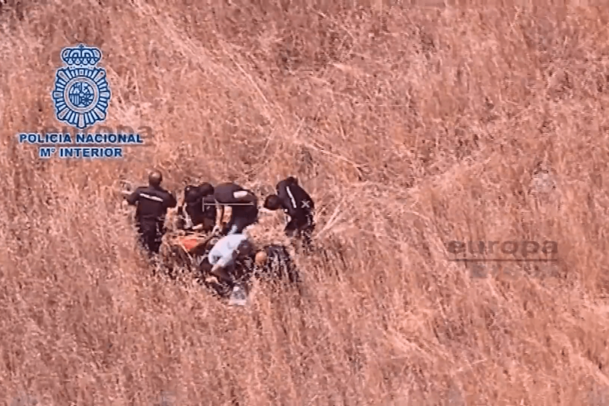 Detenidos tres jóvenes en Coslada tras una persecución en helicóptero