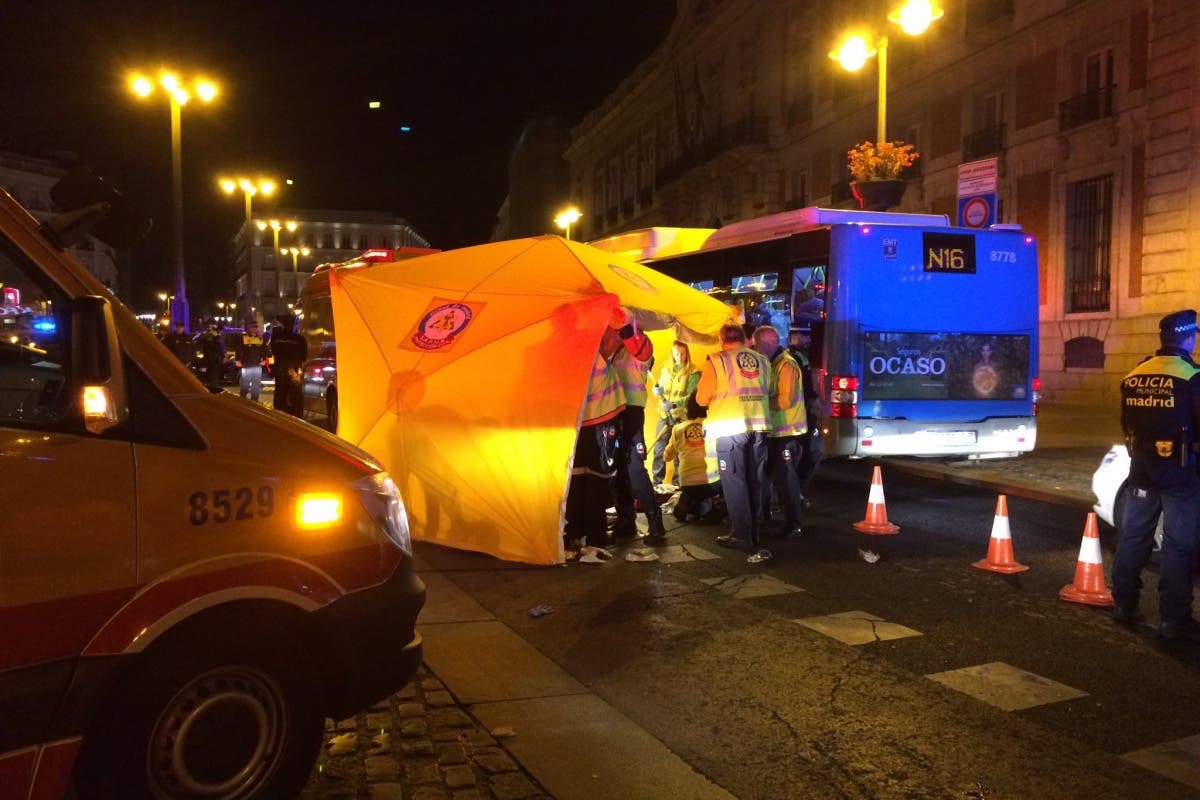 Dos atropellos esta madrugada en Madrid, uno de ellos mortal