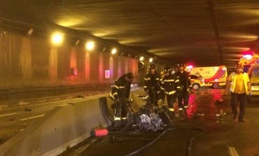 Un motorista fallecido y otro herido en el túnel de Islas Filipinas