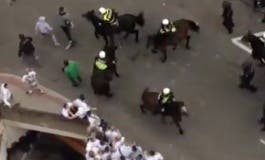 Cargas policiales con heridos a las puertas del Bernabéu