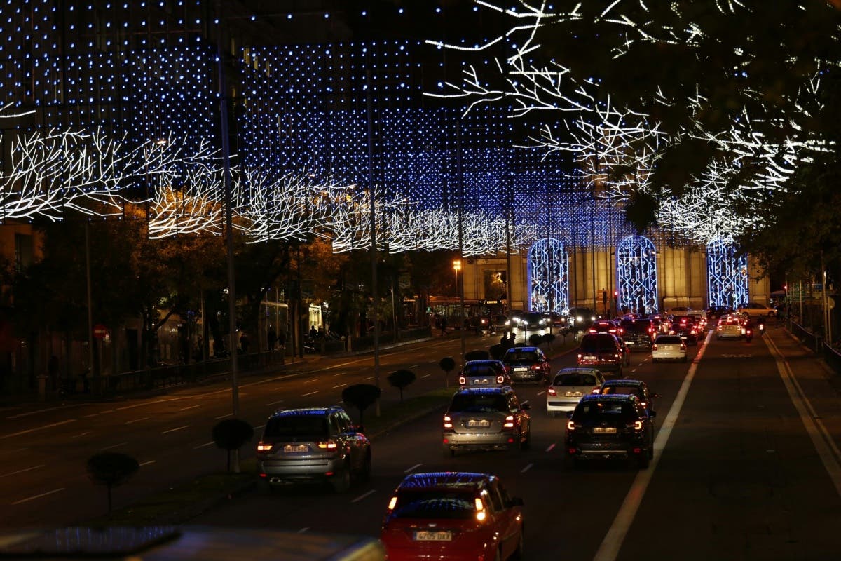 Madrid cierra al tráfico la Gran Vía y parte del centro por Navidad