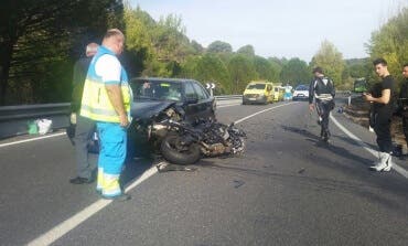 Herido grave un menor de 15 años en un accidente de moto en Madrid