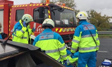Un muerto y seis heridos en un accidente múltiple en Fuenlabrada