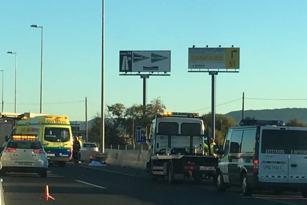 Fallece una mujer de 52 años en un accidente en la A-2 (Cabanillas)