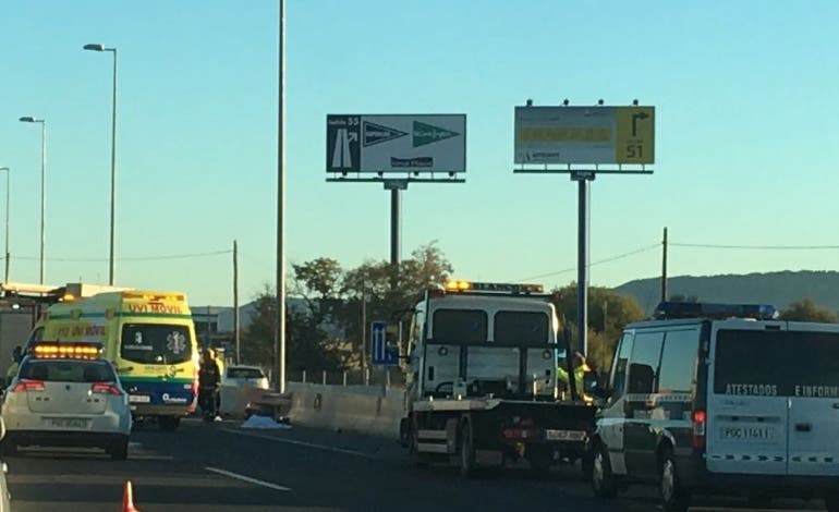 Fallece una mujer de 52 años en un accidente en la A-2 (Cabanillas)