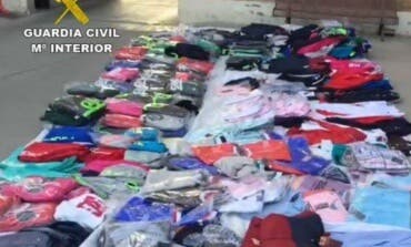 Incautadas 130 prendas falsificadas con destino San Fernando de Henares