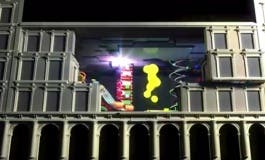 Así es la proyección en 3D que se puede ver en la Plaza Mayor de Madrid