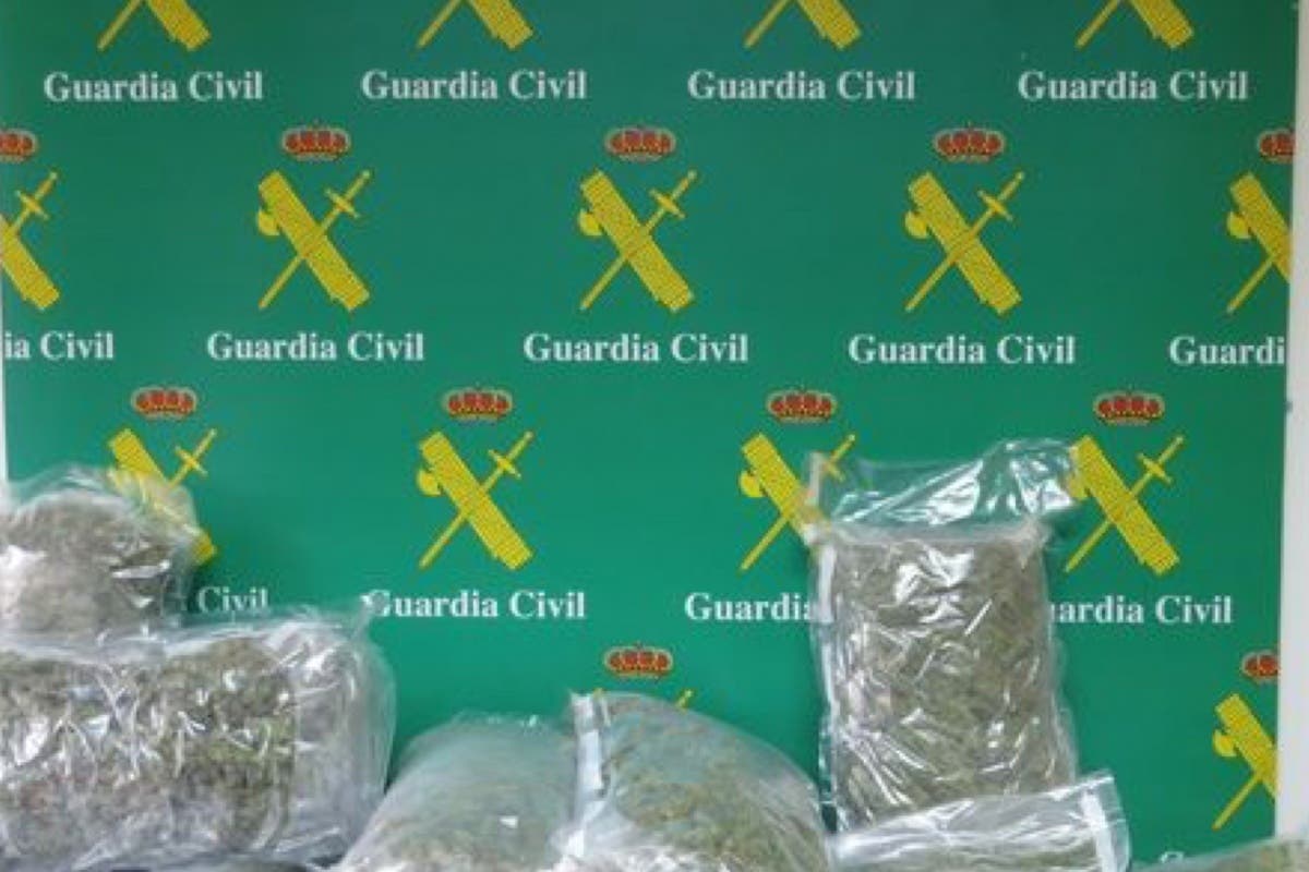 Detenido en León un vecino de Torrejón con 6,5 kilos de marihuana