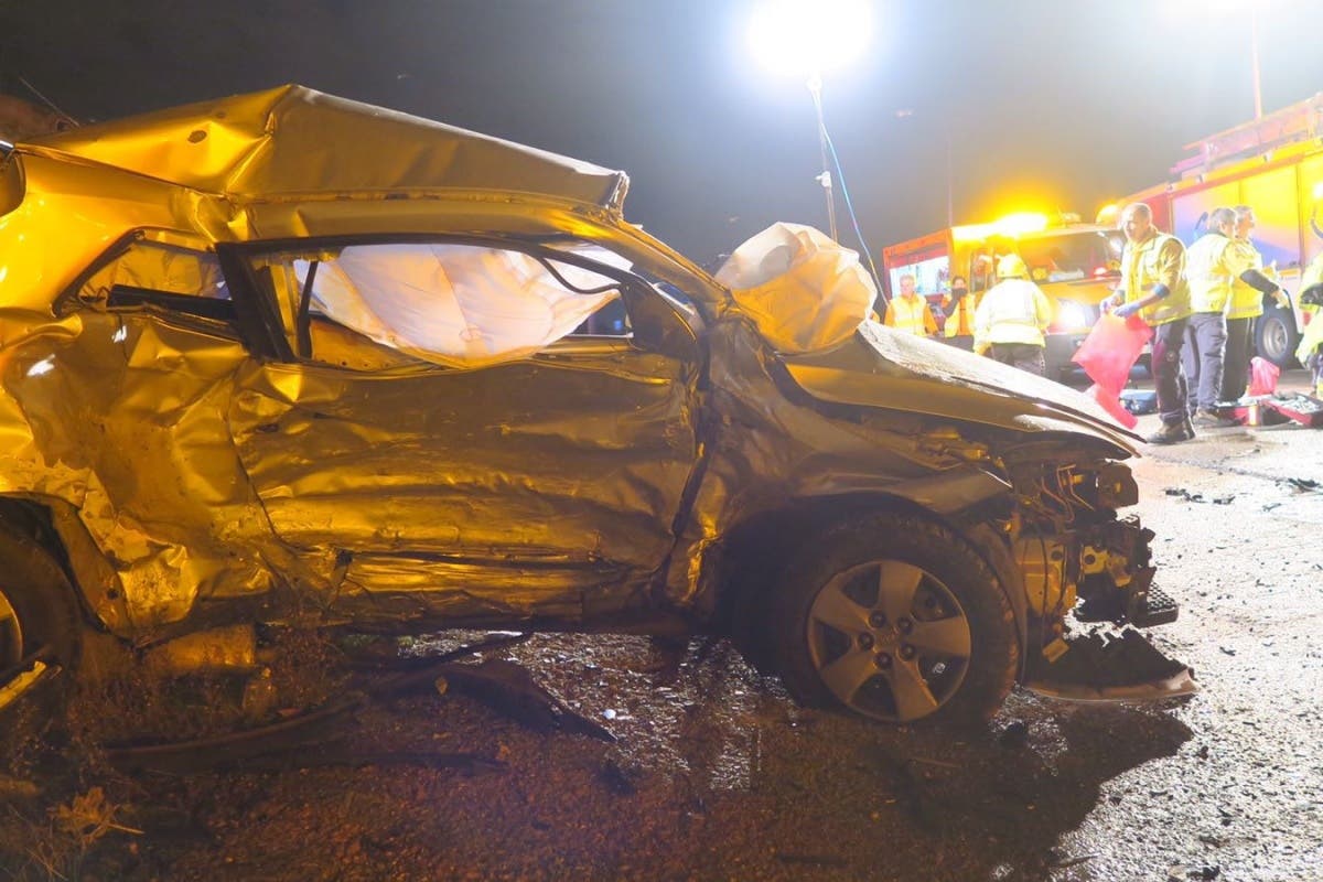 Un muerto y tres heridos, uno crítico, en un accidente en Madrid