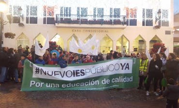 Arganda se echa a la calle para reclamar un nuevo instituto bilingüe