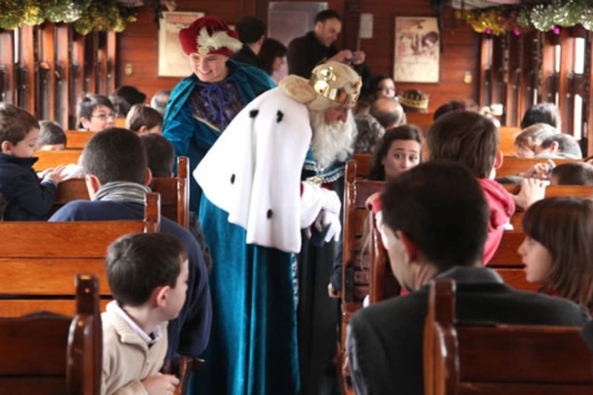 Vuelve el Tren de Navidad con sus Majestades los Reyes Magos de Oriente