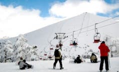 Abren las pistas de esquí del Puerto de Navacerrada