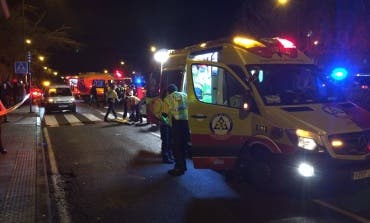 Herido grave un motorista de 17 años en Madrid