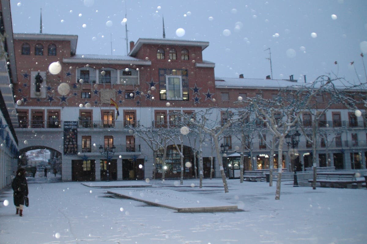 Si nieva, cuajaría más en la zona del Henares que en Madrid capital