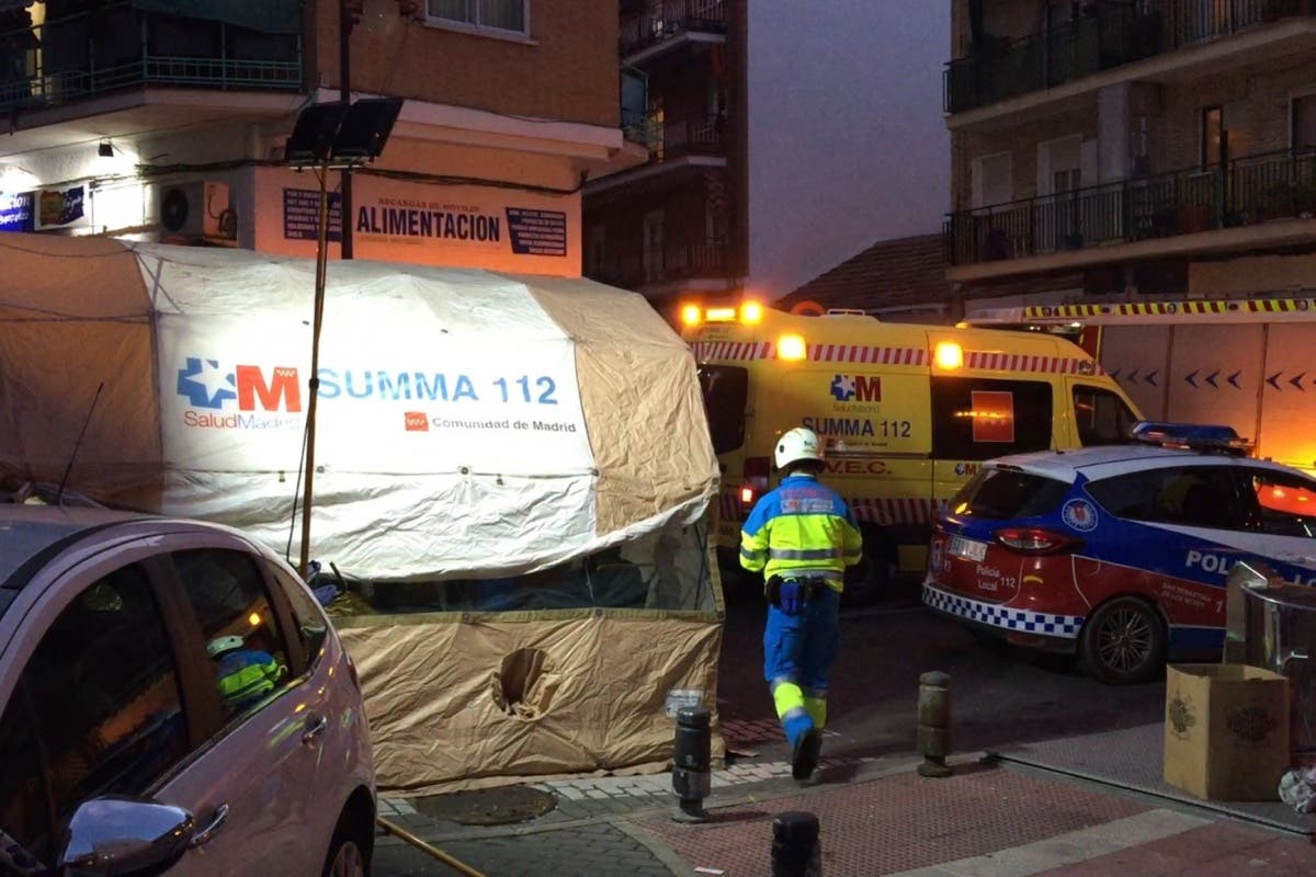 Explosión en una vivienda en San Sebastián de los Reyes