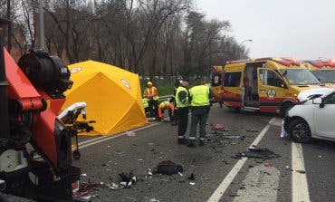 Un accidente en la A-3 deja un muerto y múltiples heridos