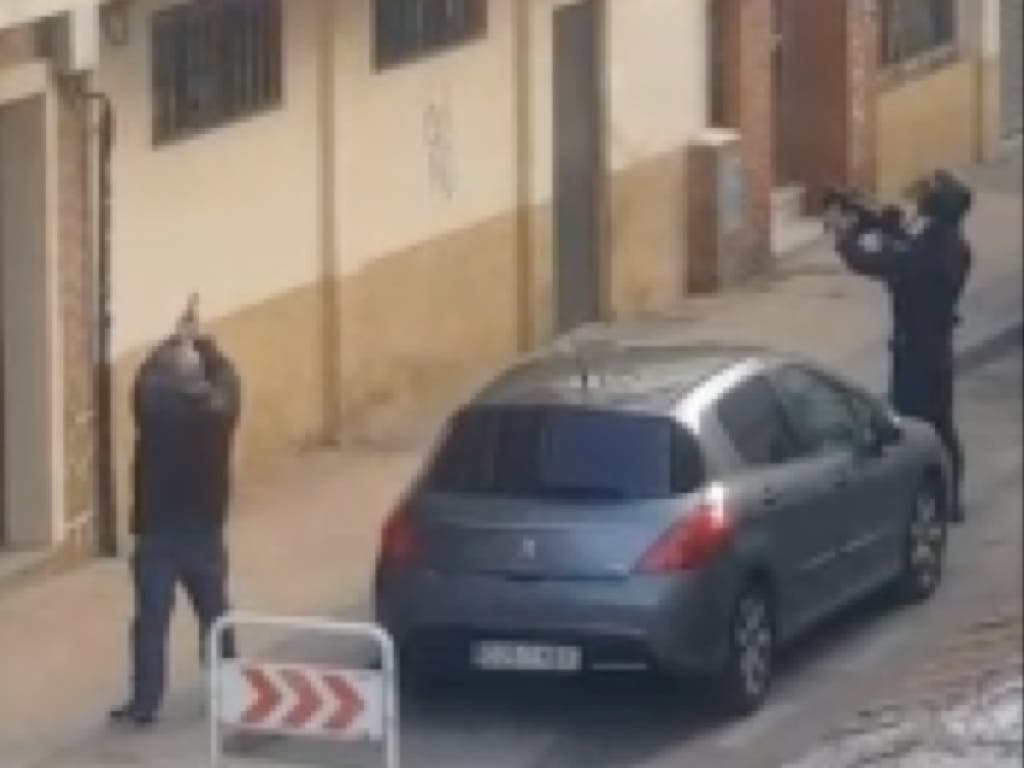 Espectacular detención policial en San Fernando de Henares