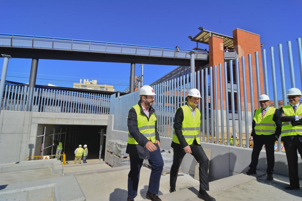 El nuevo acceso a la Estación de Torrejón estará listo antes de las Fiestas