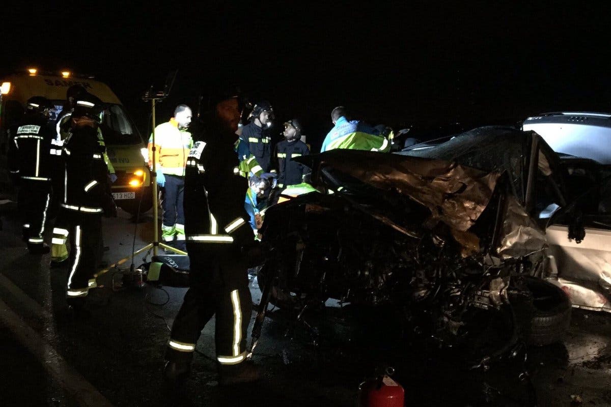 Dos muertos y dos heridos graves en un accidente en Madrid