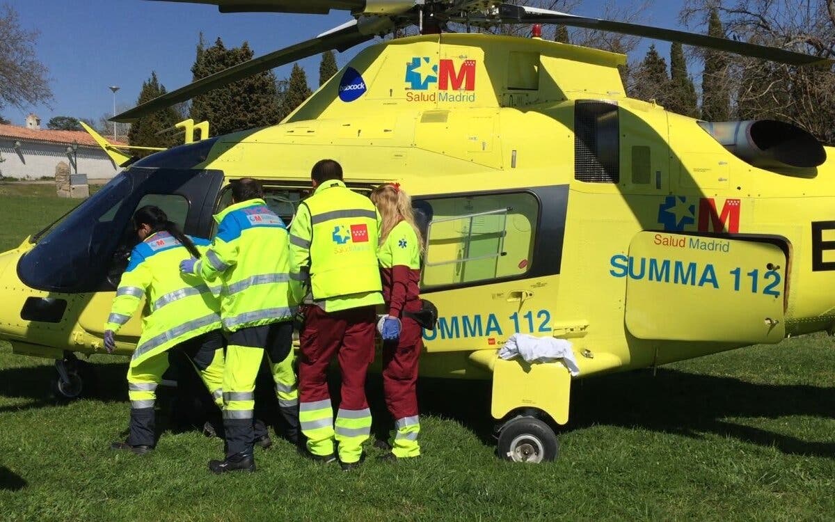 Muy grave un motorista de 26 años en un accidente en Madrid